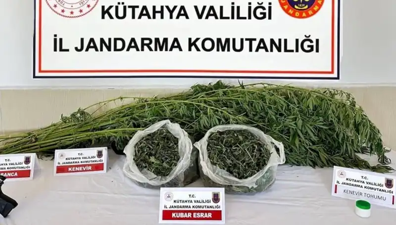 Kütahya'da Uyuşturucu Operasyonu: Gizemli Şüpheli Yakalandı