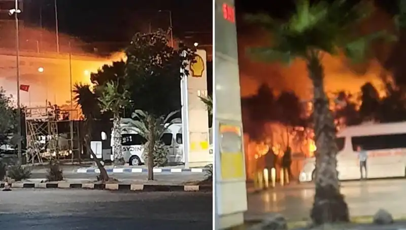 İzmir Otogarı'nda Büyük Yangın: Yangın Söndürme Ekipleri Hızla Olay Yerine Sevk Edildi
