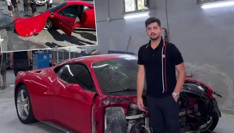 Hurdaya Dönüşen 15 Milyonluk Ferrari'nin Dramı: Sahibinden Çarpıcı Açıklama
