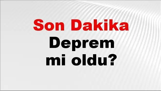 Kütahya'da Şok Gelişme: Deprem Panik Yarattı!