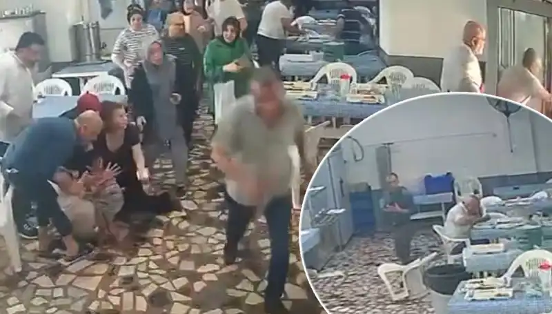 Yemekhanedeki Deprem Anında Neler Oldu? İlginç Tepkiler Ortaya Çıktı
