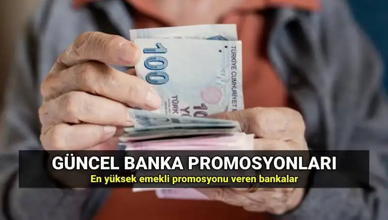 2025'te Banka Promosyon Tutarları Açıklandı: Emekli İçin En İyileri