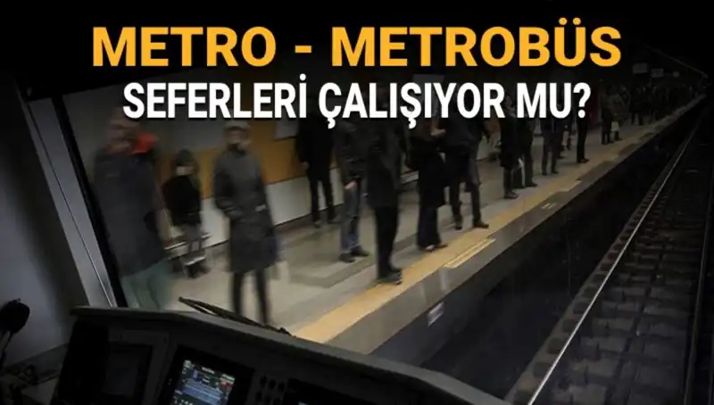 İstanbul Ulaşımında Bugün Neler Oluyor? Metrobüs ve Metro Durumları
