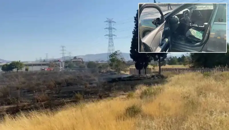 İzmir'de Otluk Alanda Çıkan Yangın AVM Otoparkına Sıçradı: Panik Anları